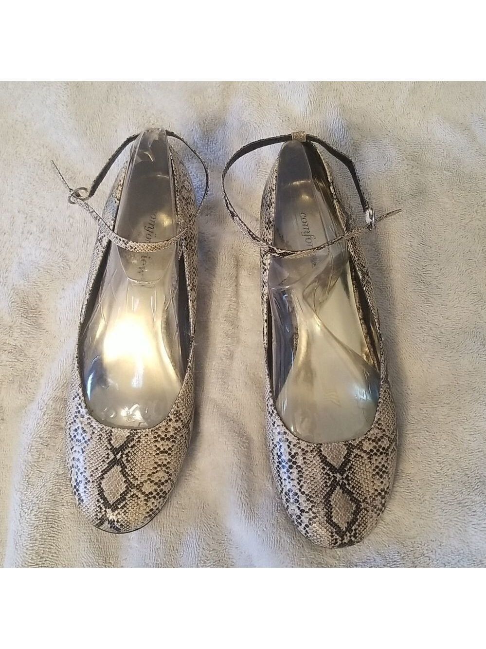 COMFORTVIEW Snakeskin Design Pump SZ 8.5 W